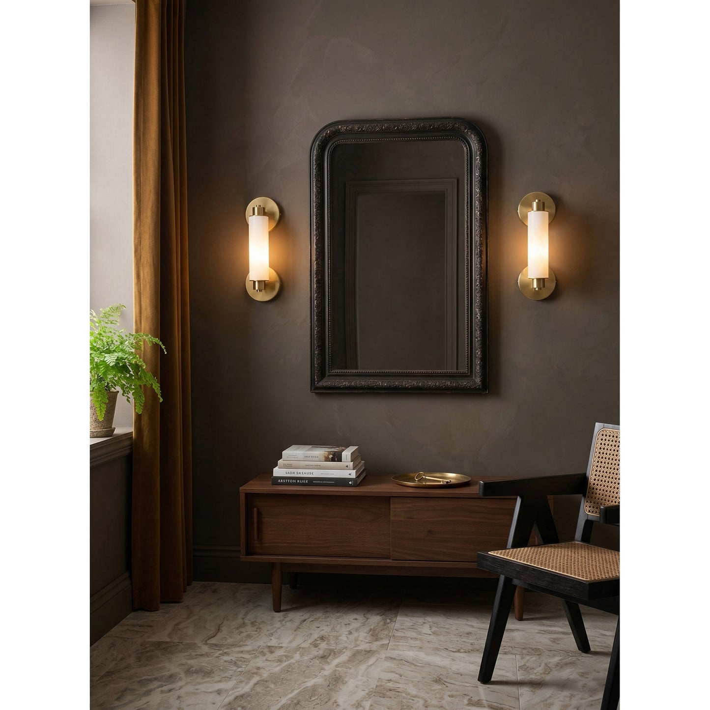 Lumen Alabaster Wall Sconce