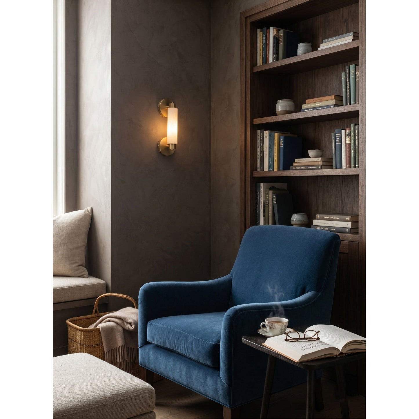 Lumen Alabaster Wall Sconce