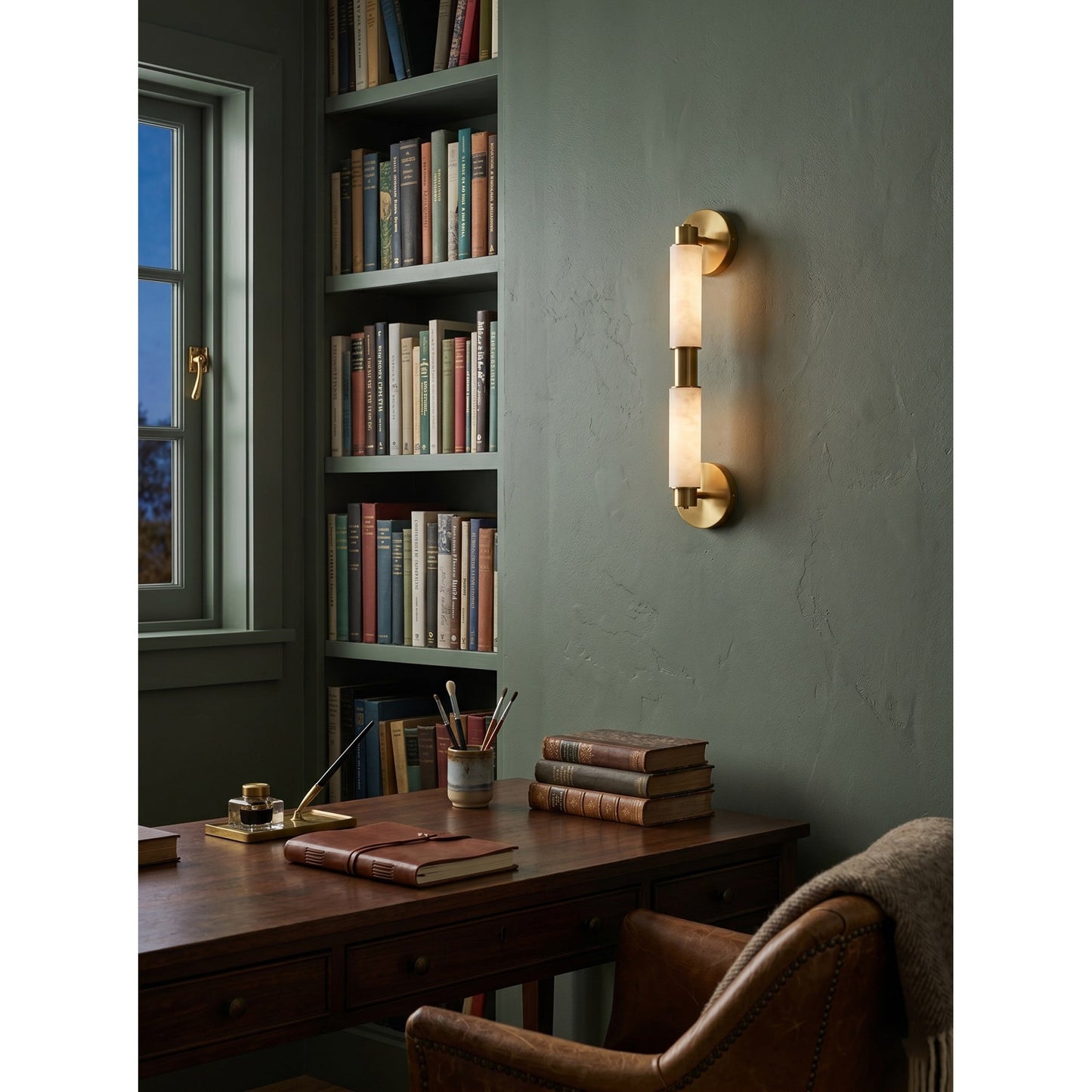 Lumen Alabaster Wall Sconce