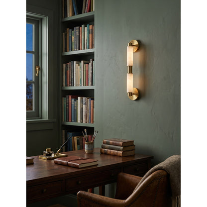 Lumen Alabaster Wall Sconce