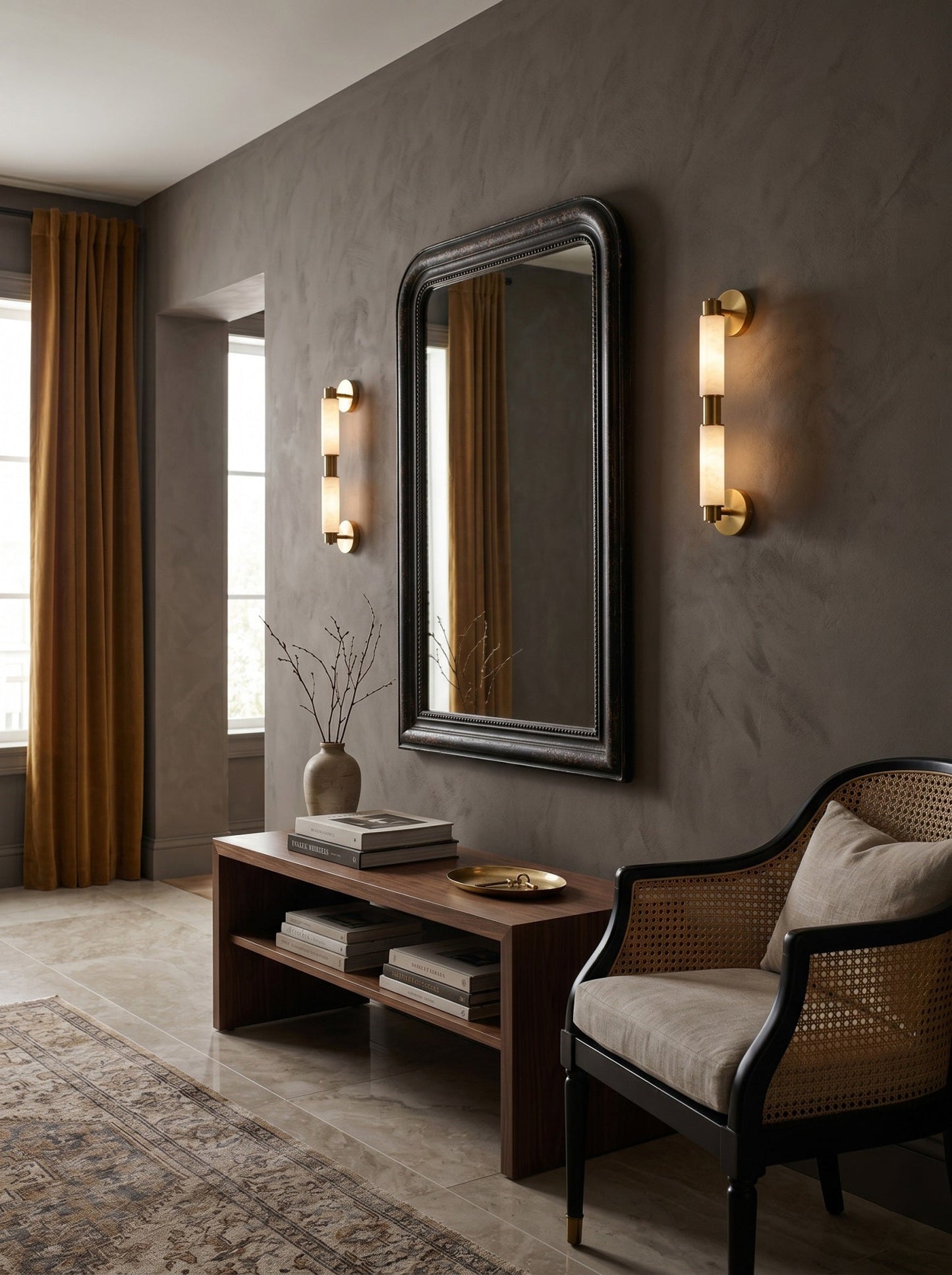 Lumen Alabaster Wall Sconce