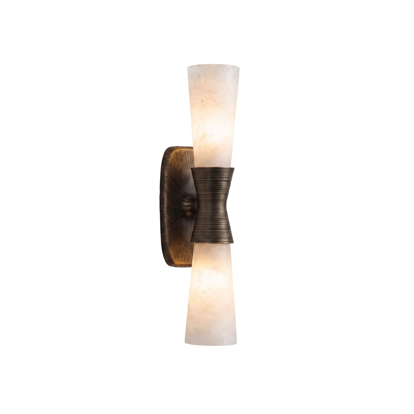 Twist Tapered Alabaster Wall Sconce