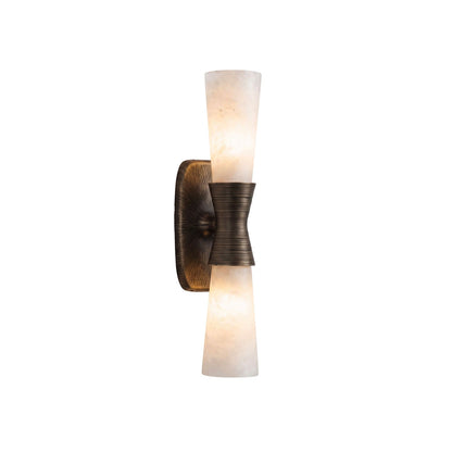 Twist Tapered Alabaster Wall Sconce