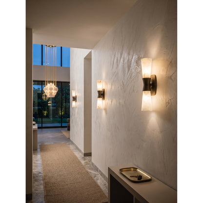 Twist Tapered Alabaster Wall Sconce