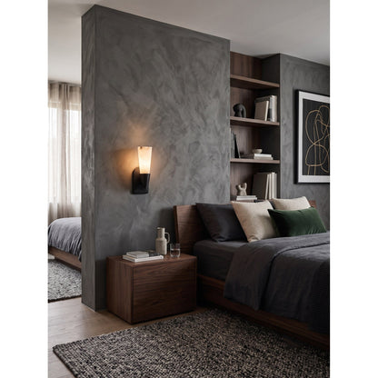 Twist Tapered Alabaster Wall Sconce