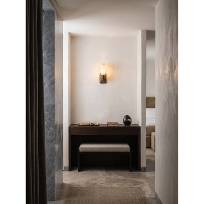 Twist Tapered Alabaster Wall Sconce