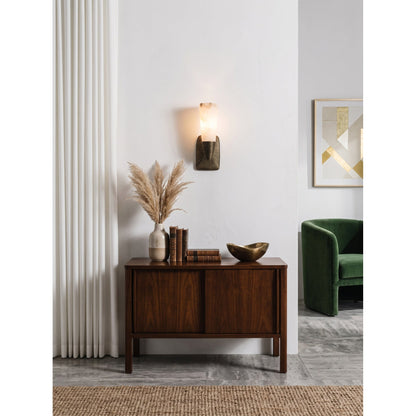 Twist Tapered Alabaster Wall Sconce
