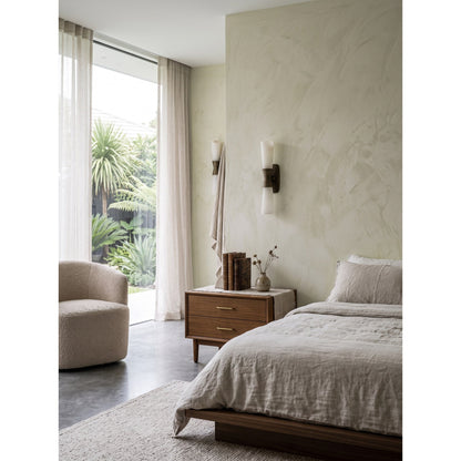Twist Tapered Alabaster Wall Sconce