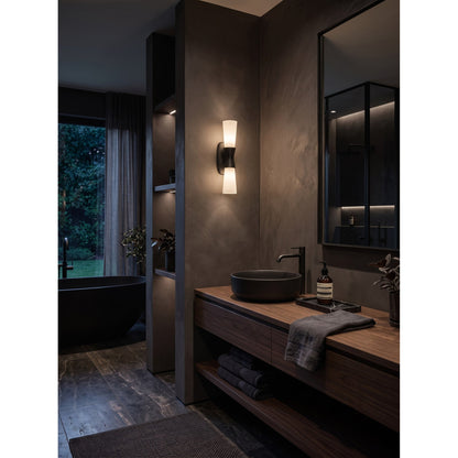 Twist Tapered Alabaster Wall Sconce