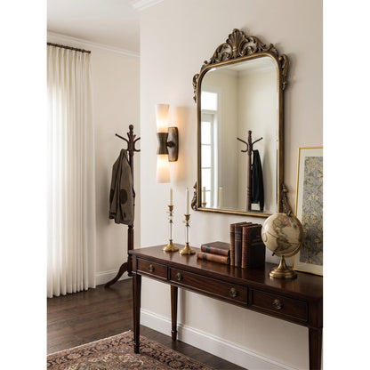 Twist Tapered Alabaster Wall Sconce