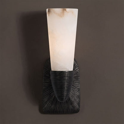 Twist Tapered Alabaster Wall Sconce