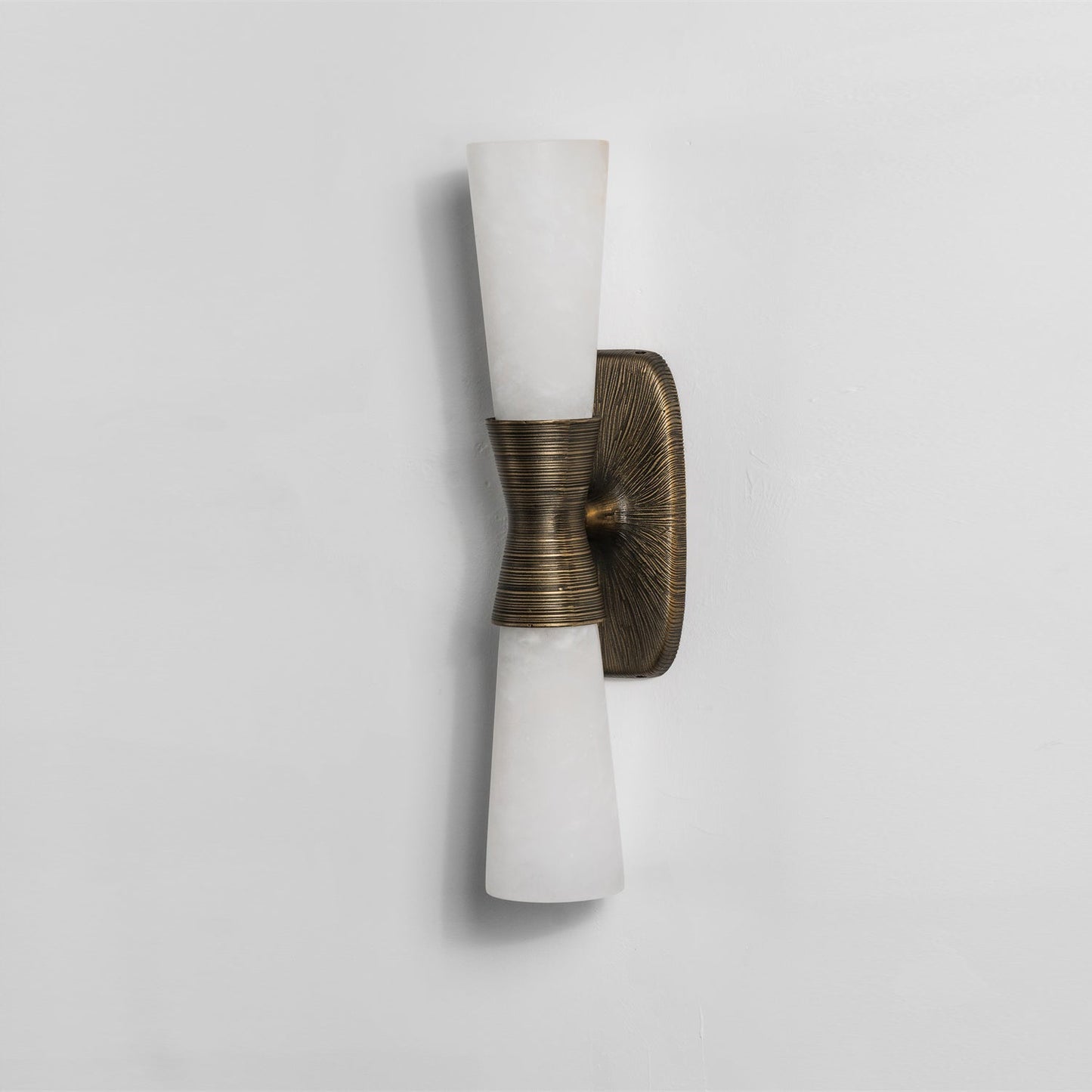 Twist Tapered Alabaster Wall Sconce