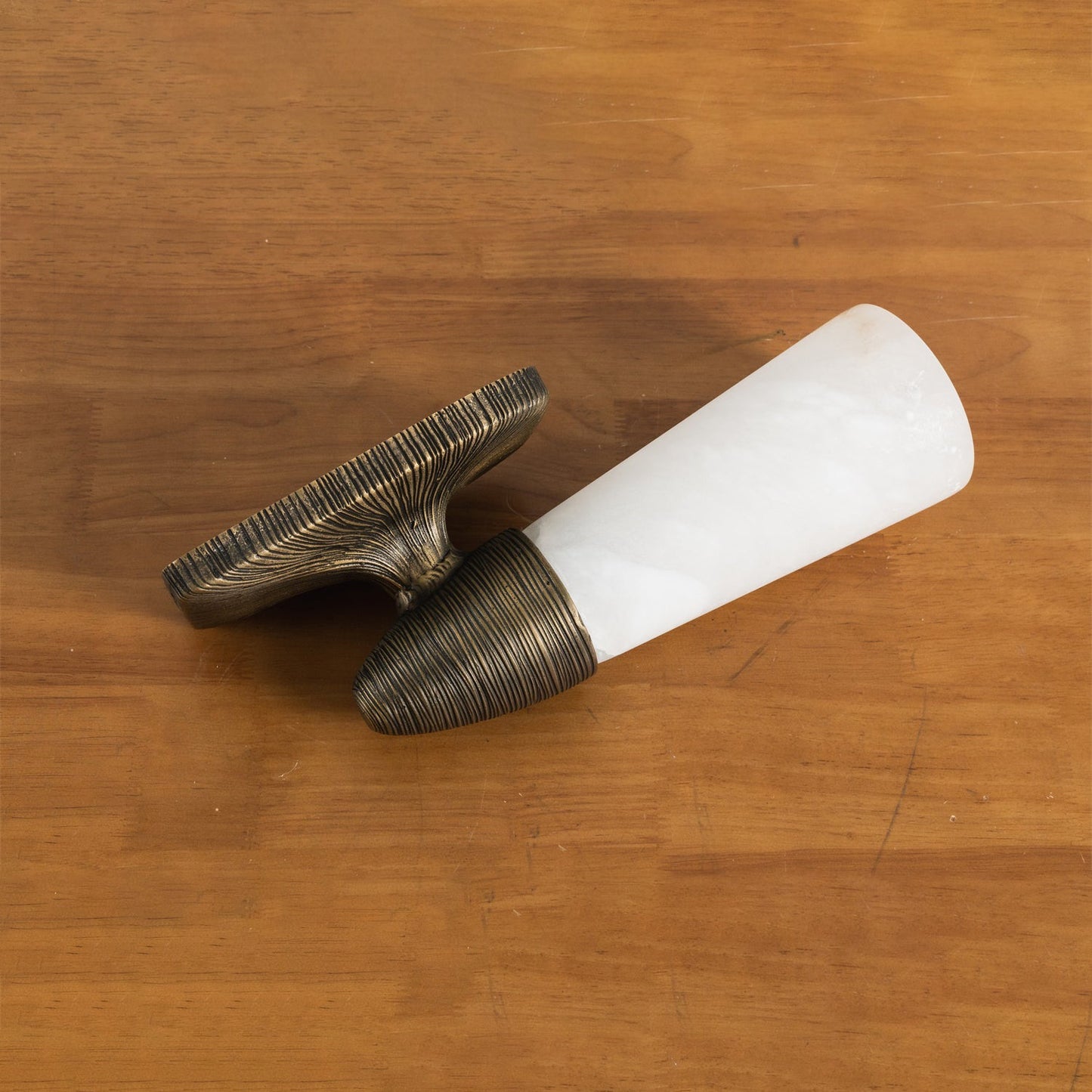 Twist Tapered Alabaster Wall Sconce