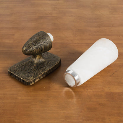 Twist Tapered Alabaster Wall Sconce