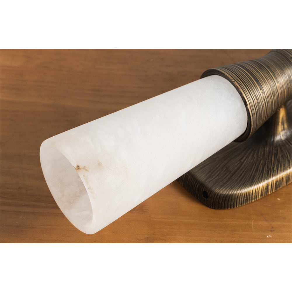 Twist Tapered Alabaster Wall Sconce