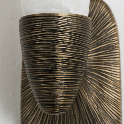 Twist Tapered Alabaster Wall Sconce