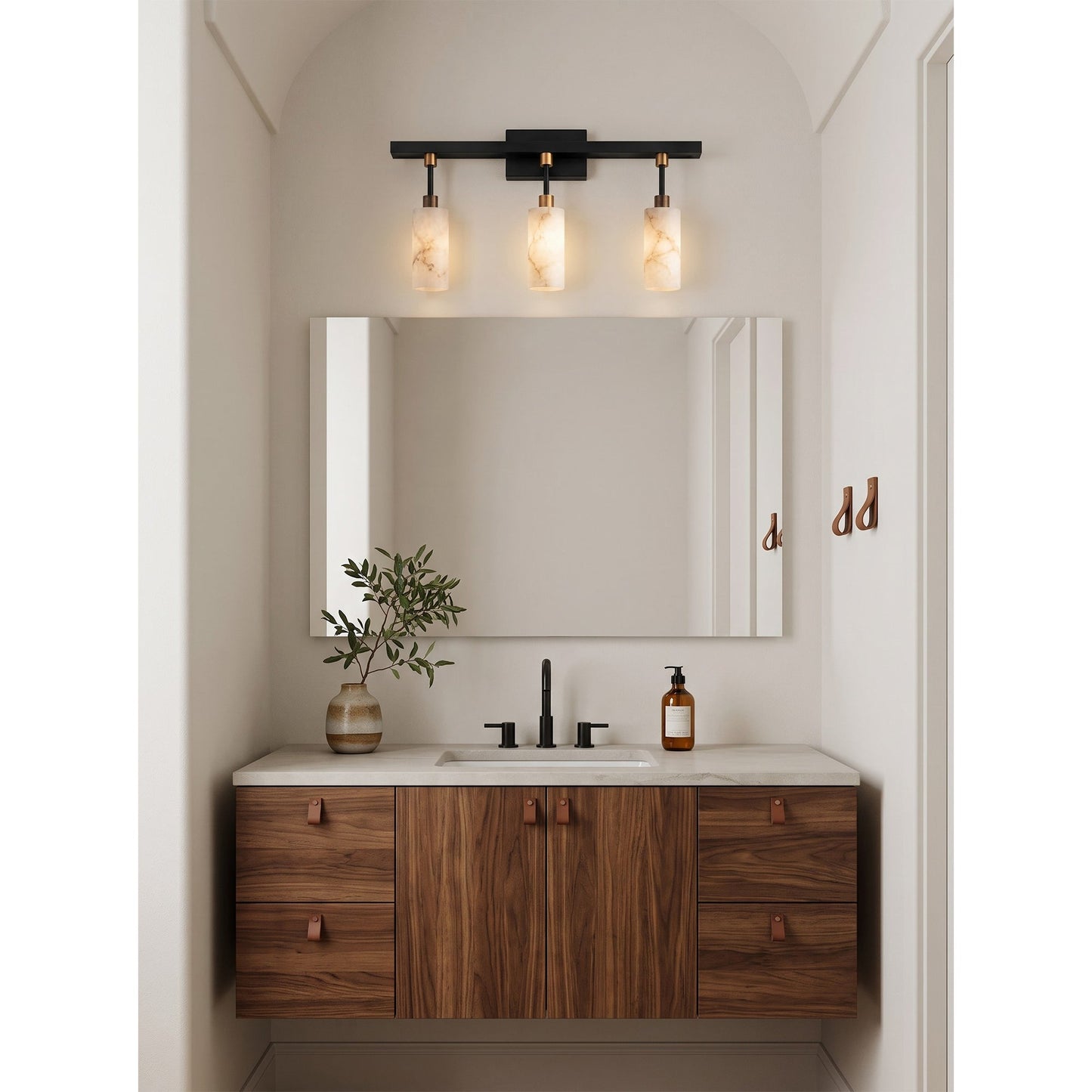 Velcora Alabaster Wall Sconce
