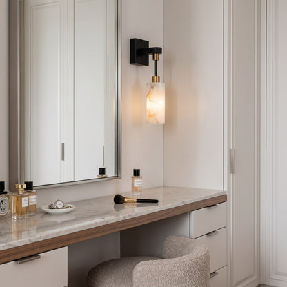 Velcora Alabaster Wall Sconce