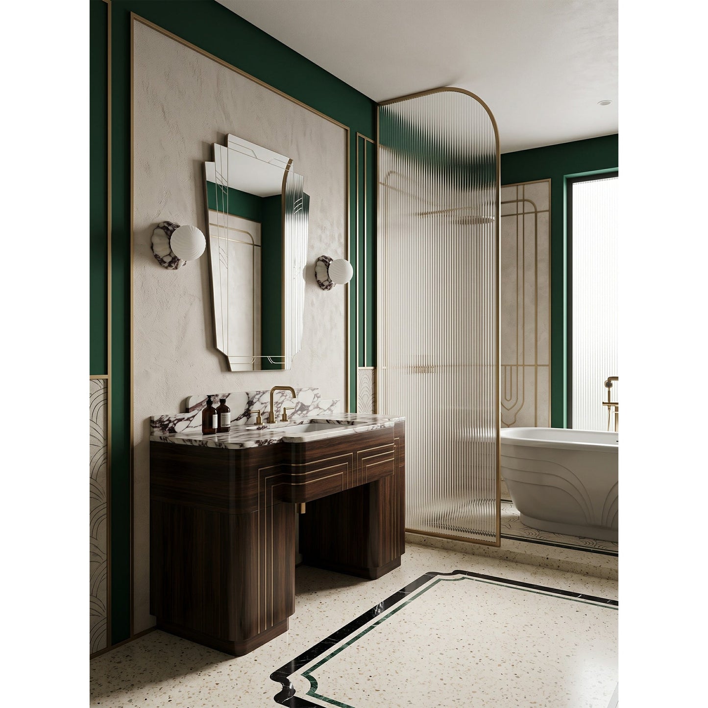 Verdessa Marble Wall Sconce