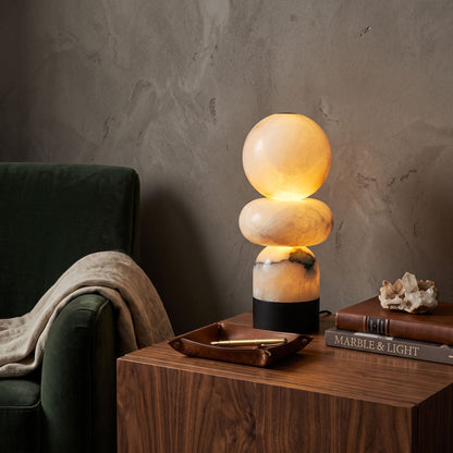 Zinnia Stacked Orb Table Lamp