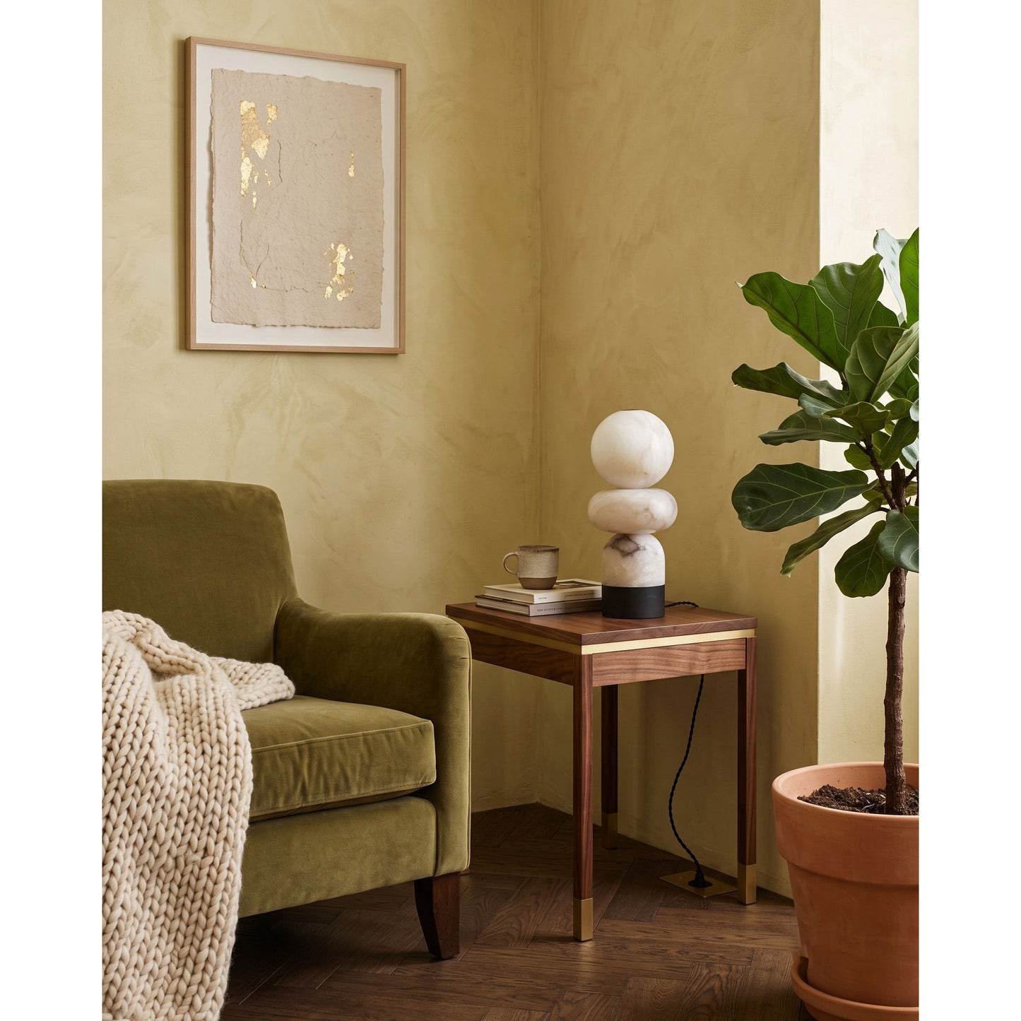 Zinnia Stacked Orb Table Lamp