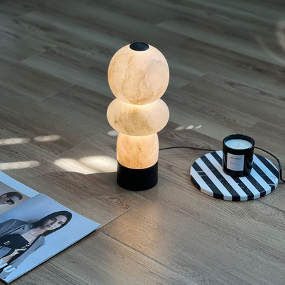 Zinnia Stacked Orb Table Lamp