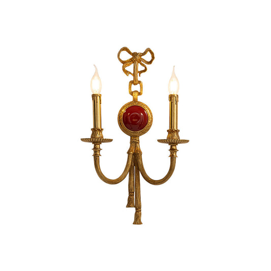 Menerbes Bow & Tassel Wall Sconce