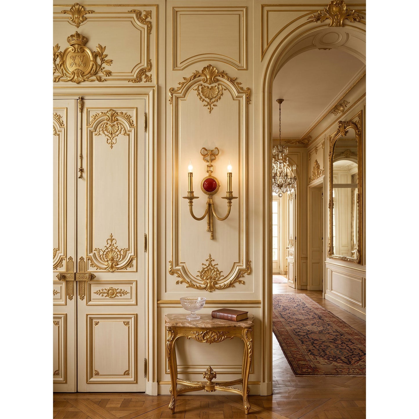 Menerbes Bow & Tassel Wall Sconce