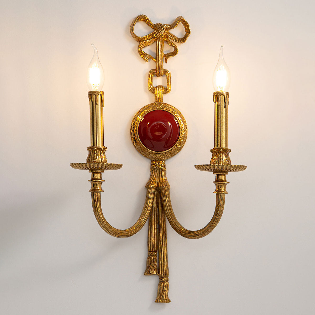 Menerbes Bow & Tassel Wall Sconce