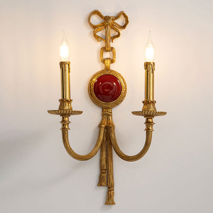 Menerbes Bow & Tassel Wall Sconce