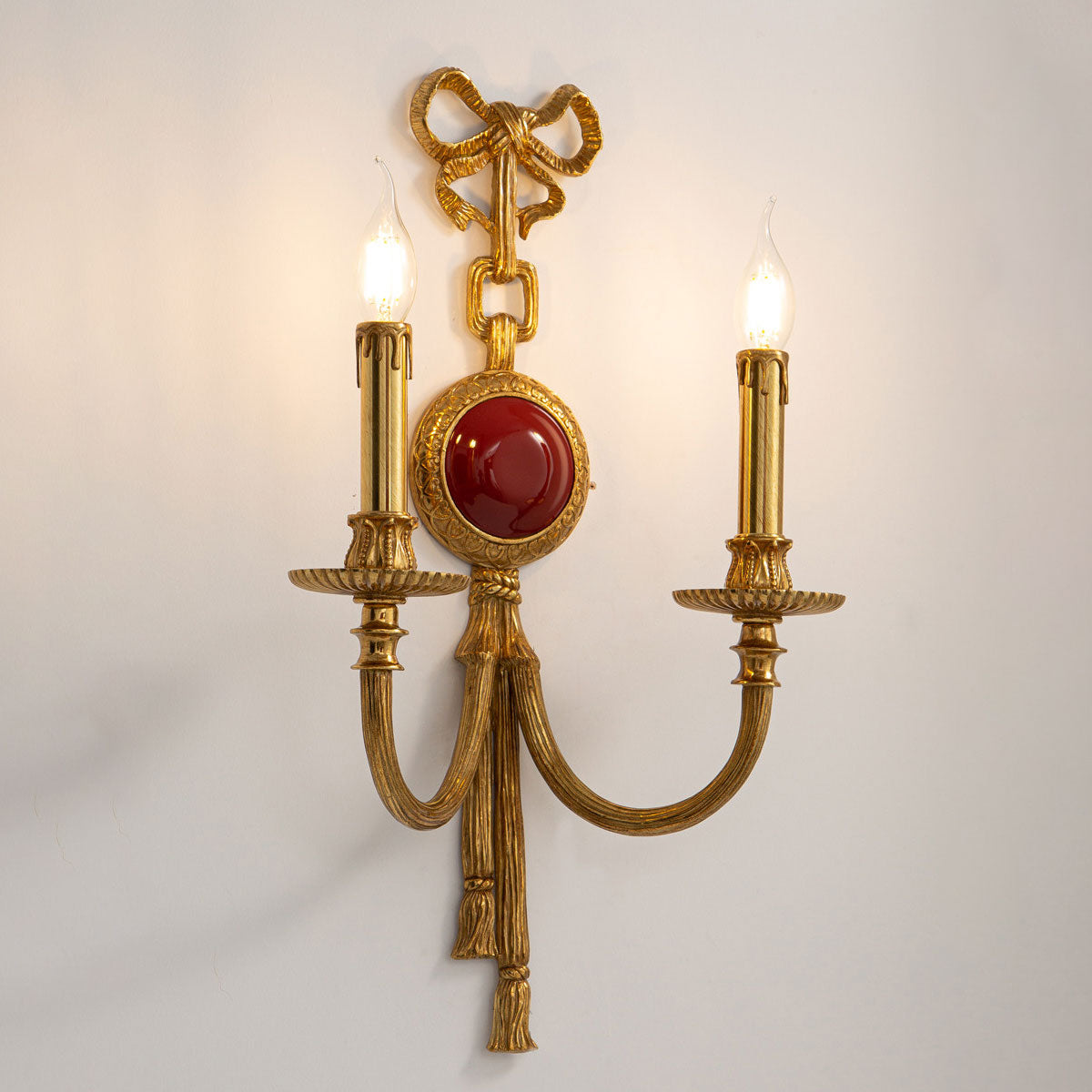 Menerbes Bow & Tassel Wall Sconce