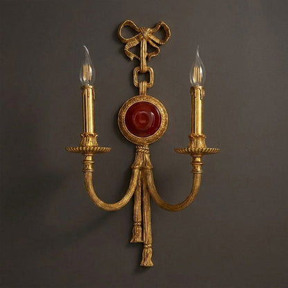 Menerbes Bow & Tassel Wall Sconce