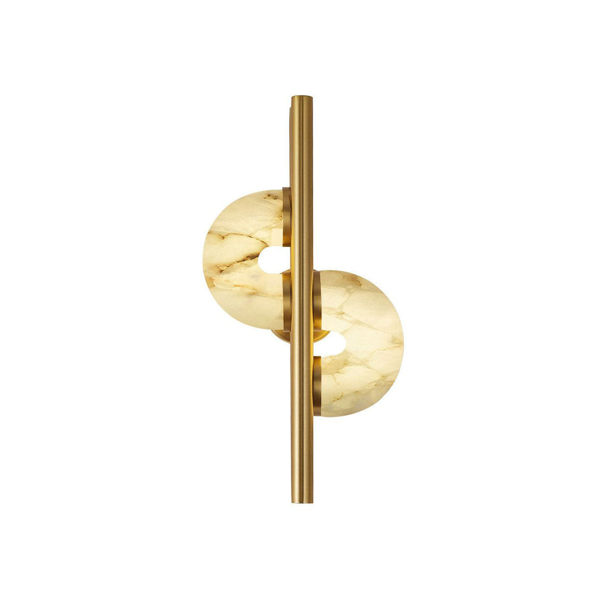 Sigtuna Dual Disc Alabaster Wall Sconce