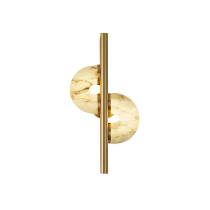 Sigtuna Dual Disc Alabaster Wall Sconce