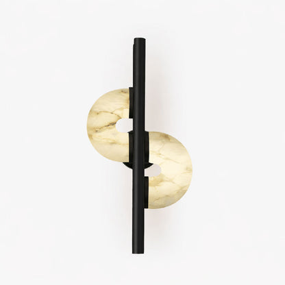 Sigtuna Dual Disc Alabaster Wall Sconce