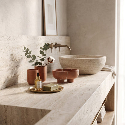 Andien Footed Oval Tray