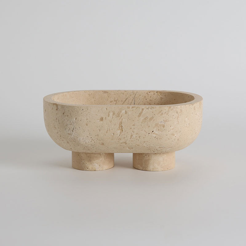 Andien Footed Oval Tray
