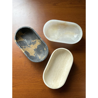 Andien Footed Oval Tray