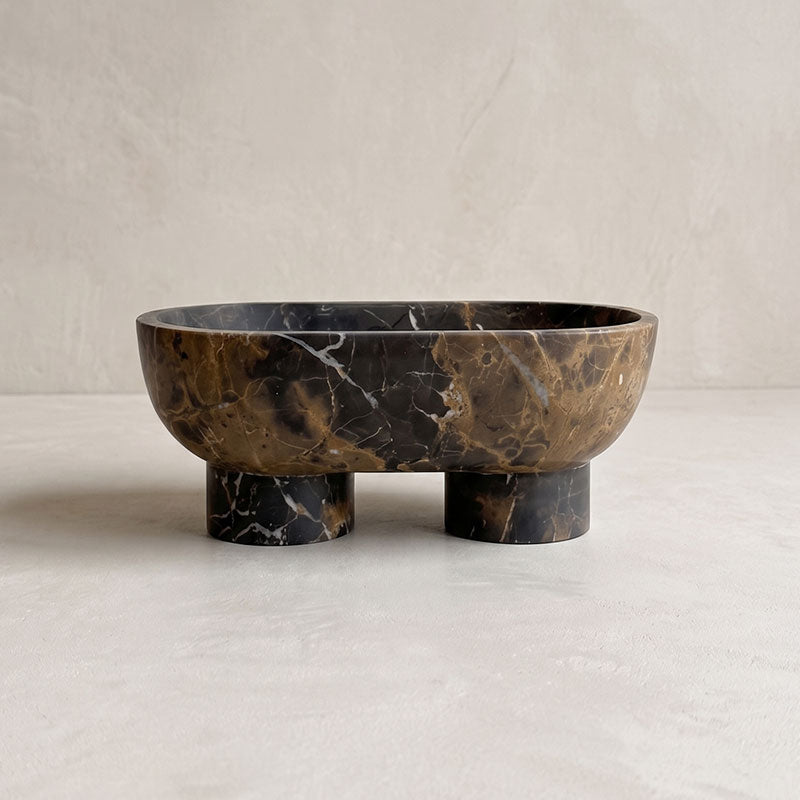 Andien Footed Oval Tray