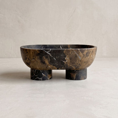 Andien Footed Oval Tray