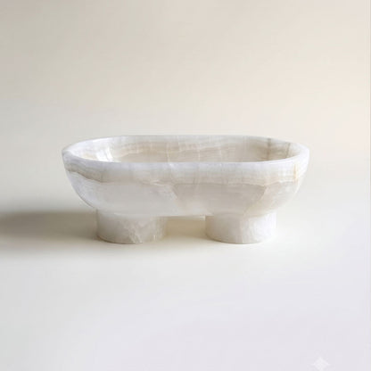 Andien Footed Oval Tray