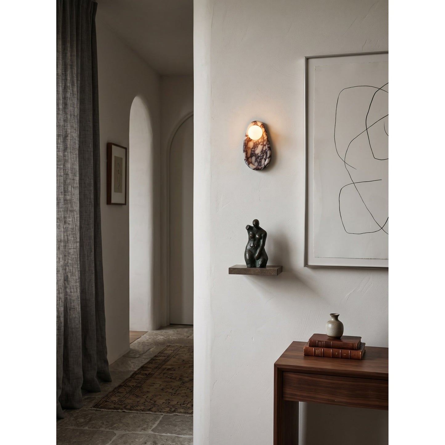 Vionex Marble Wall Sconce