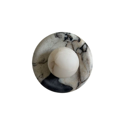 Solene Veined Alabaster Wall Sconce