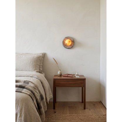 Solene Veined Alabaster Wall Sconce