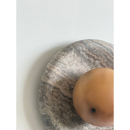 Solene Veined Alabaster Wall Sconce