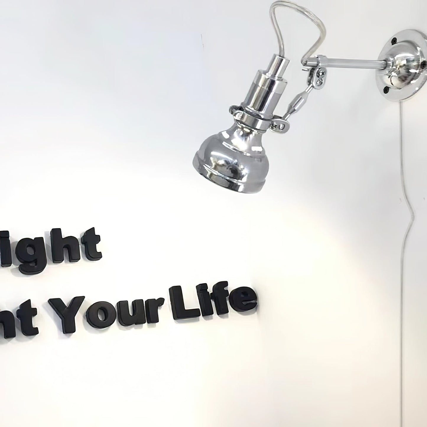 Vionune Rocker Arm Plug-in Wall Lamp
