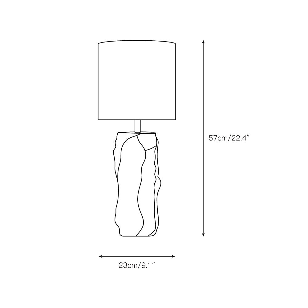 Jacaranda Marble Table Lamp