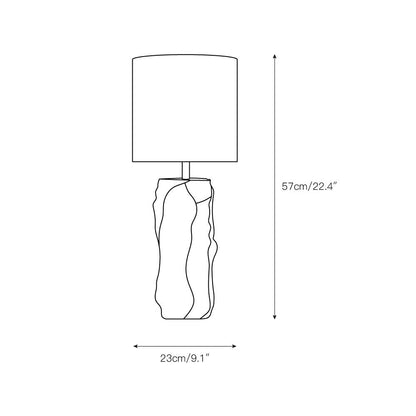 Jacaranda Marble Table Lamp