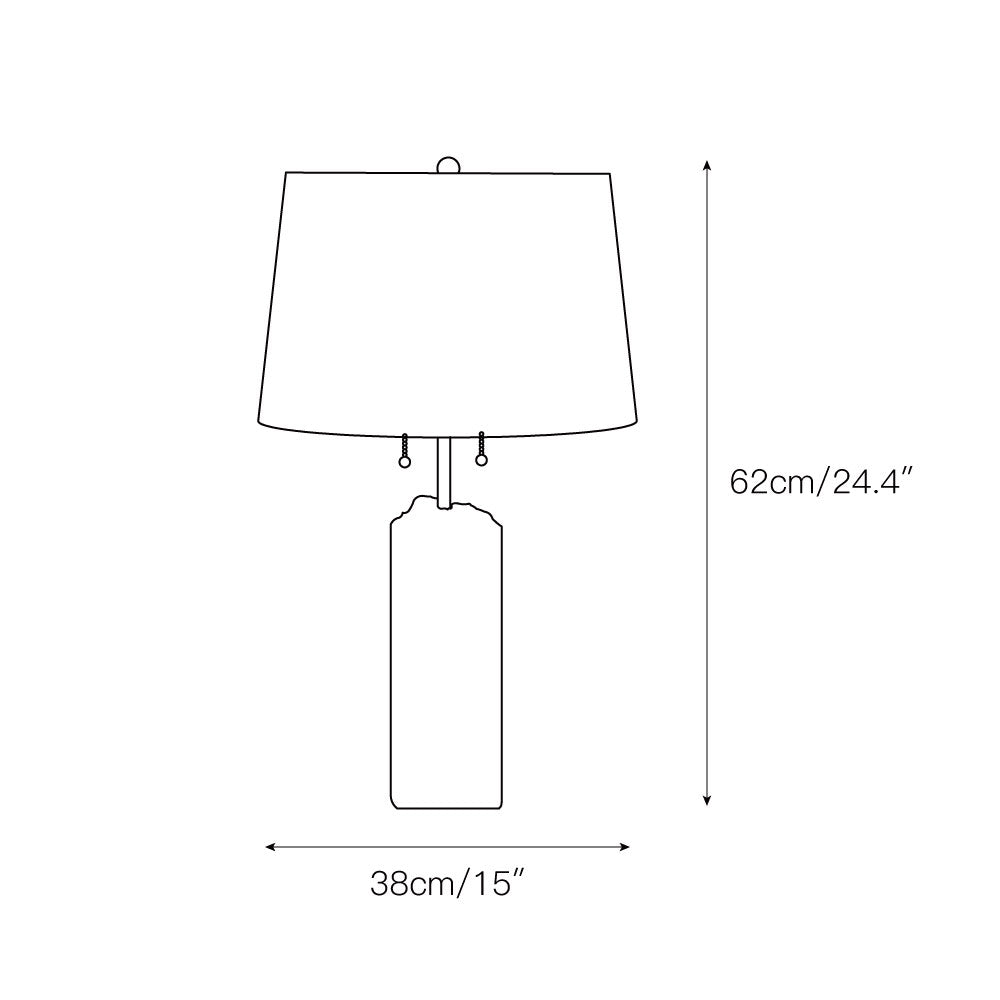 Jacaranda Alabaster Table Lamp