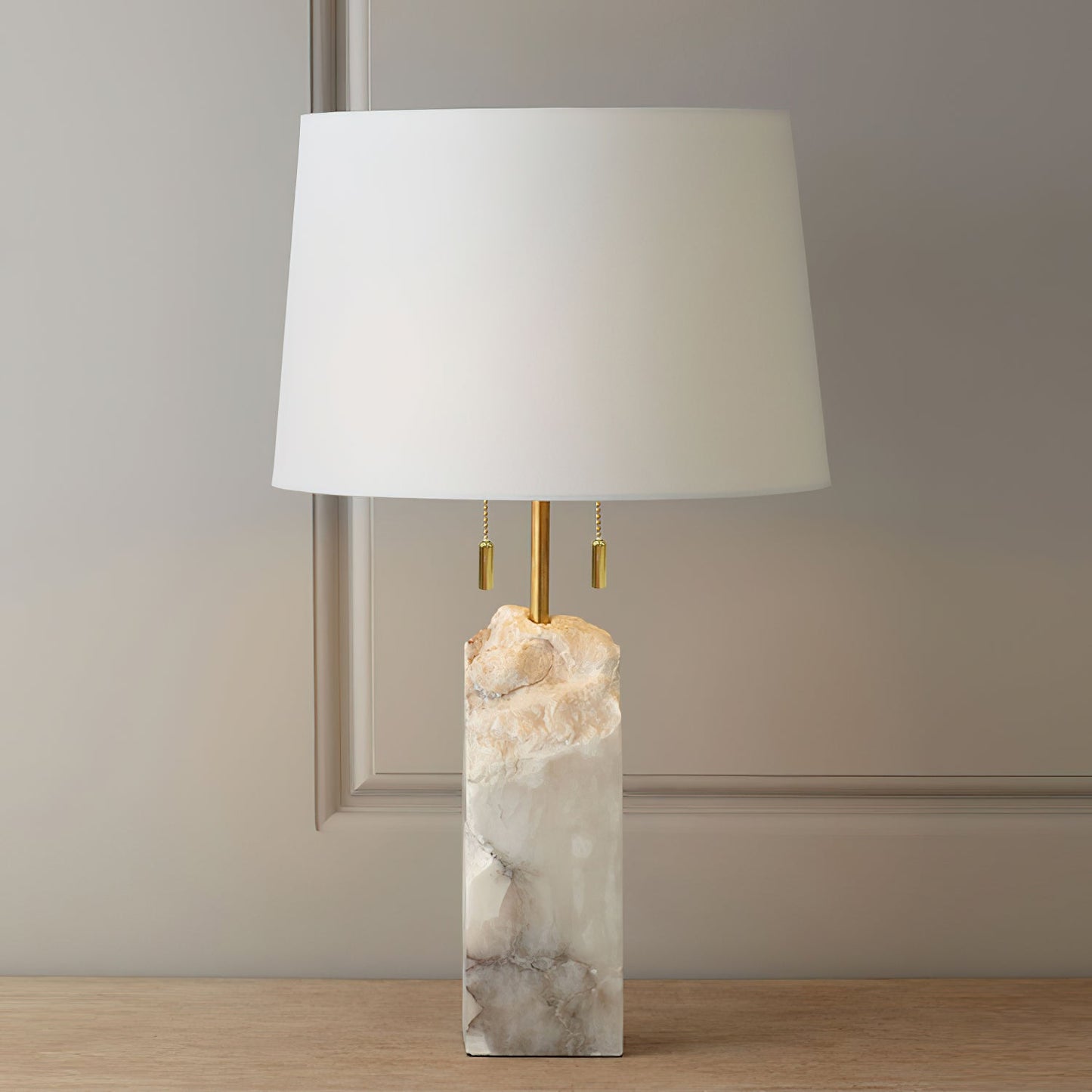 Jacaranda Alabaster Table Lamp